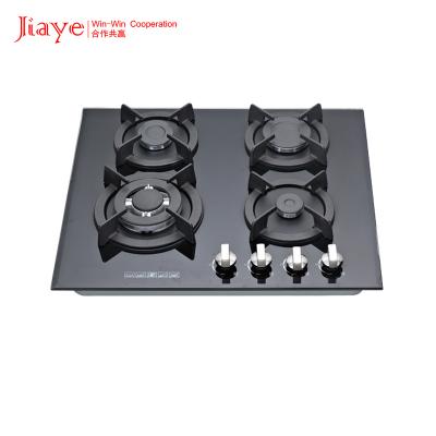 2024 new model cheap model Built-in 60cm 4 burners glass gas hob/cooking gas cooktop