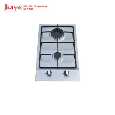 Kitchen Appliances Stainless Steel Top Gas Hob 30cm 2 Burner Cooktops