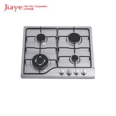 Kitchen Appliances Stainless Steel Top Stove Gas Hob Built-in 4 Burners Gas Stove